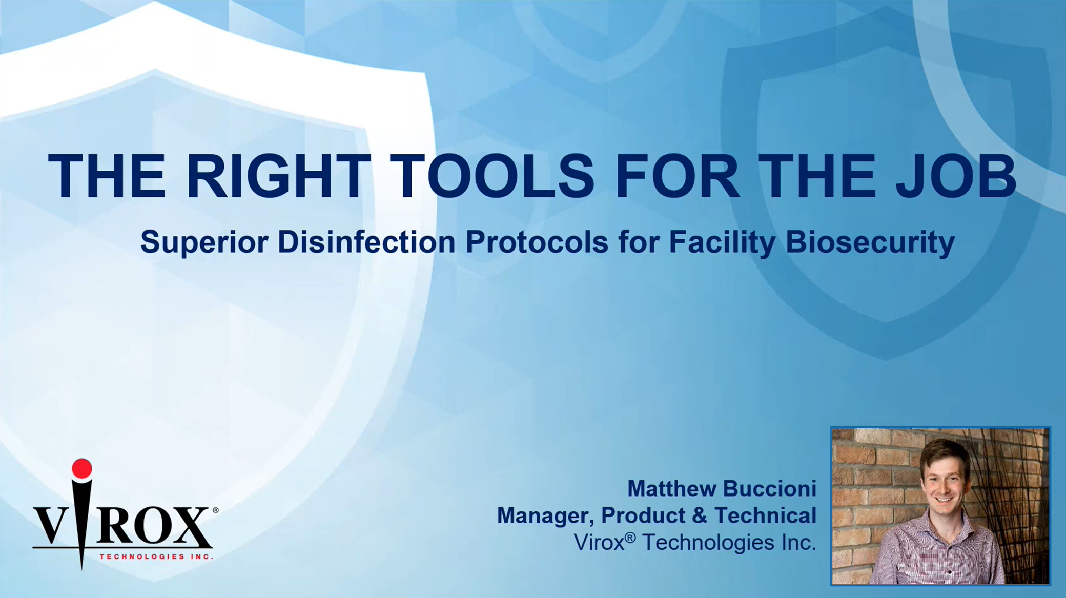 WEBINAR: The Right Tools for the Job – Superior Disinfection Protocols ...